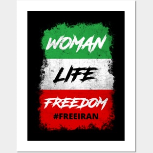 WOMAN LIFE FREEDOM FREE IRAN PROTEST Posters and Art